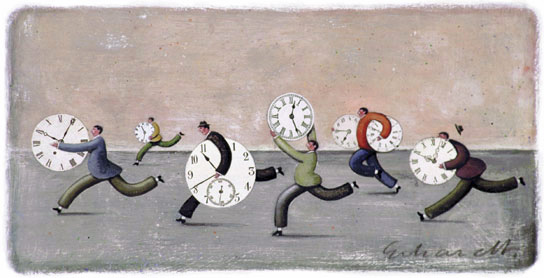 Georg Erhardt - Illustration "Zeitmanagement"