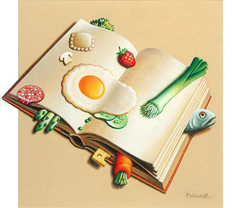 Georg Erhardt - Illustration über Kochbücher