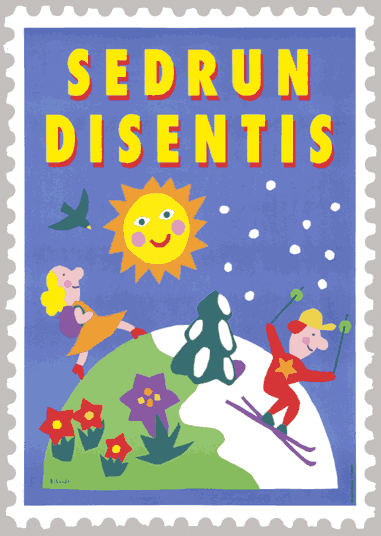 Georg Erhardt - Plakat Sedrun/Disentis