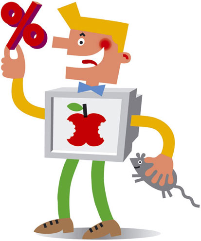 Georg Erhardt - Maskottchen und Signet Mac Discount