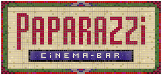 Georg Erhardt - Schild und Signet Restaurant Paparazzi Zürich