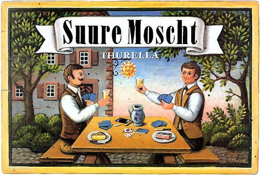 Georg Erhardt - Etikette Suure Moscht, Thurella